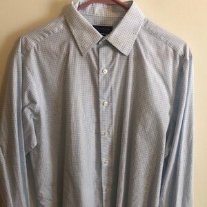Men’s Club Room Designer Dress Button Down Shirt Medium (M)
